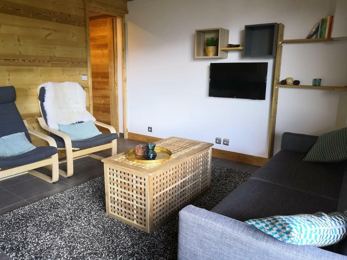 Bel Appartement Avec Vue Exceptionnelle Le Grand-Bornand Buitenkant foto